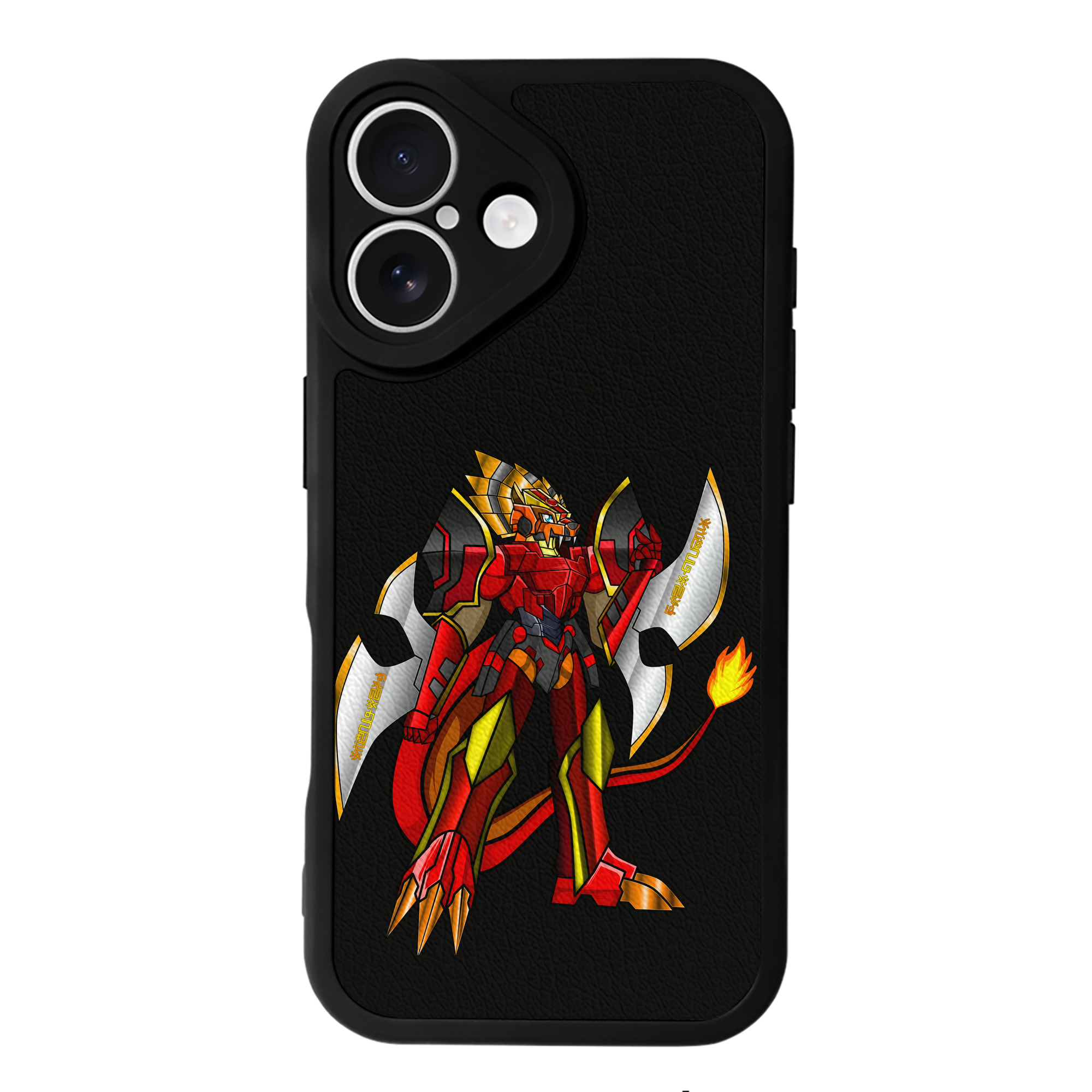 （画像用） Digimon デジタルモンスター/デジモン 【iPhone 16シリーズ対応】シリコンスマホケース（レザー調） 材質：シリコン